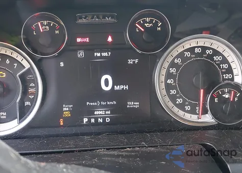 2019 Ram 1500 Classic Big Horn 4X4 5'7 Box из США, поврежденный, VIN 1C6RR7LT1KS538409